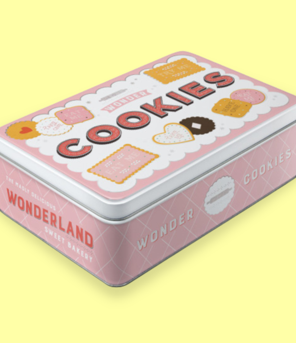 Nostalgic Art flat tin box - cookies