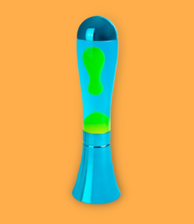 lava lamp - blue/lime