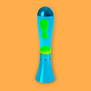 lava lamp - blue base/lime lava