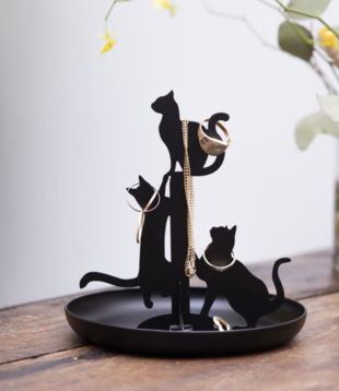 jewelry stand - cats