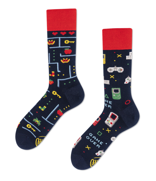 Many Mornings socks - game over (43-46)