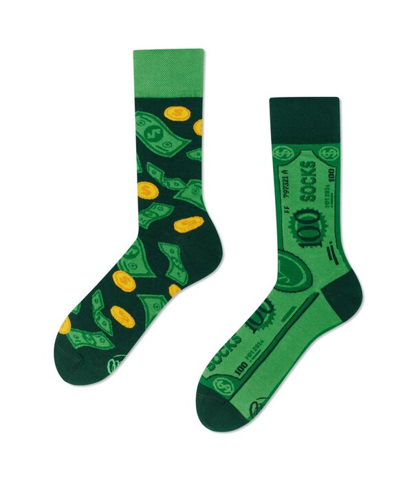 Many Mornings socks - money (43-46)