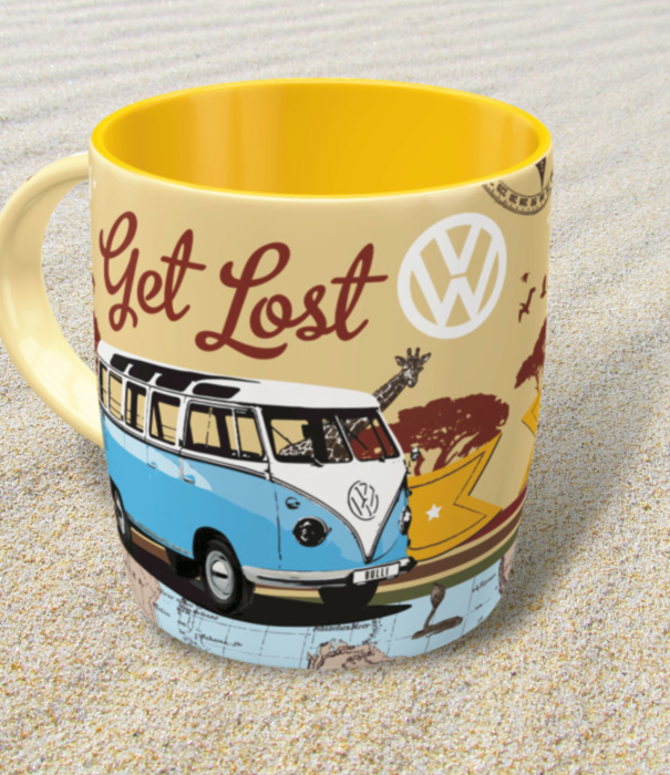 Nostalgic Art drinking cup - let's get lost