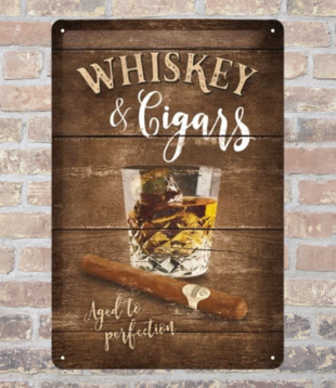 bord - 20x30 - whiskey & cigars