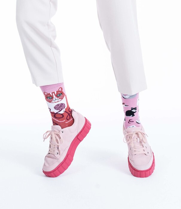 Many Mornings socks - playful cat (39-42)