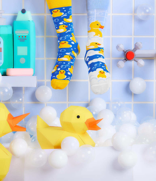 Many Mornings socks  - bath ducks (35-38)