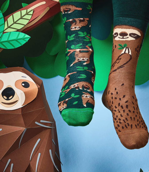 Many Mornings socks - sloth (39-42)