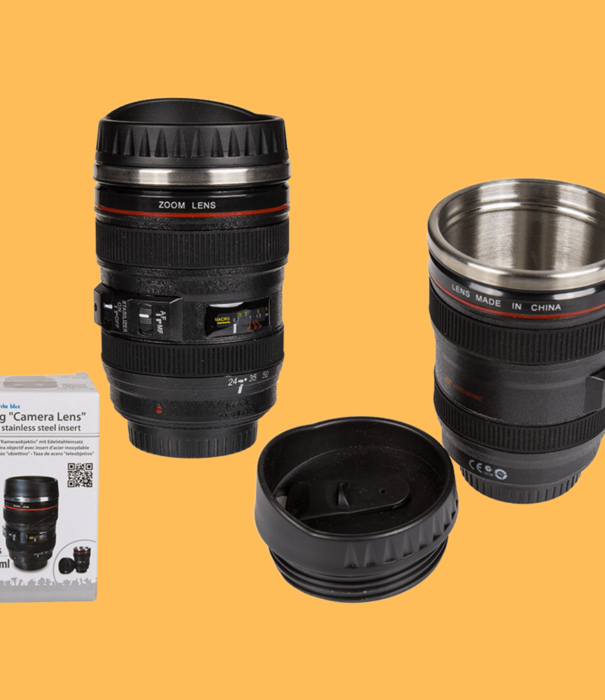 Jelly Jazz thermos mok - camera lens