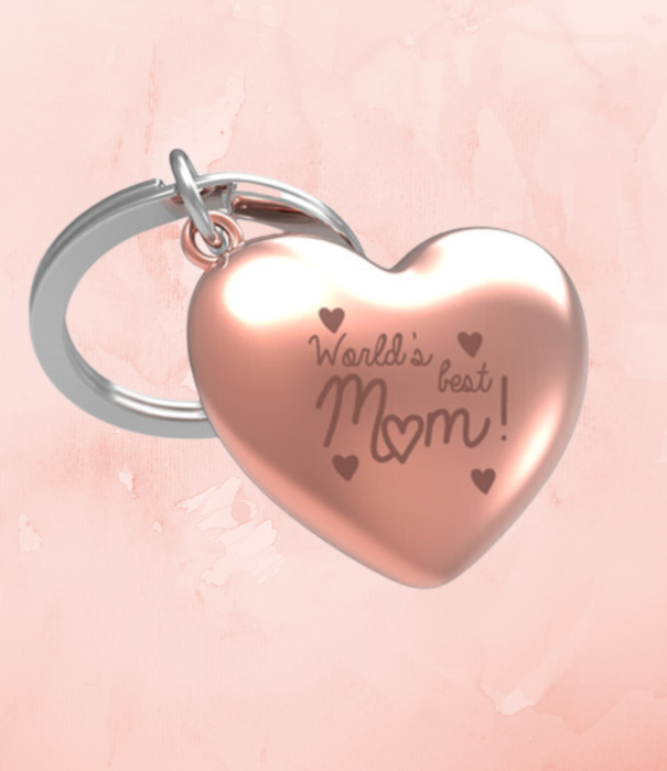 Metalmorphose keyring - world's best mom