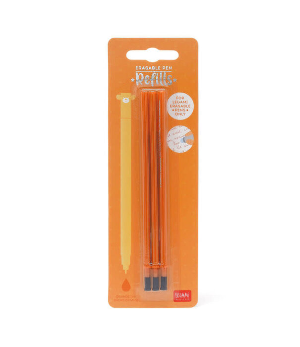 Legami erasable pen refill - orange