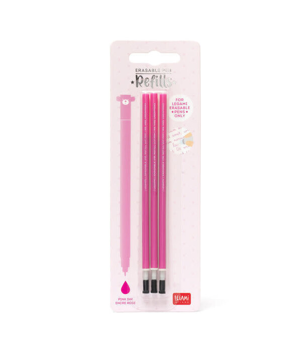 Legami erasable pen refill - pink