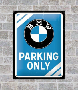 bord - 15x20 - BMW parking only
