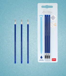 erasable pen refill - blue