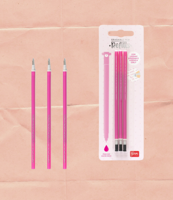 Legami erasable pen refill - pink