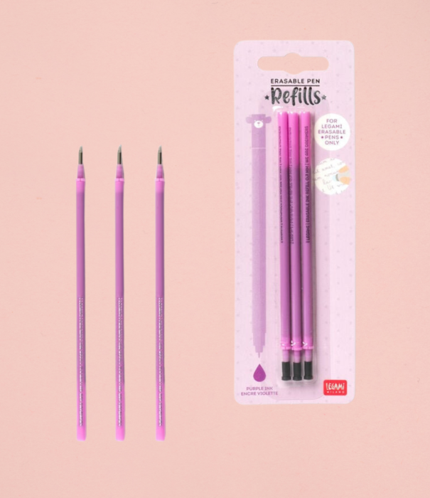 Legami erasable pen refill - purple