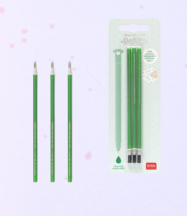 erasable pen refill - green