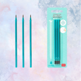 navulling uitwisbare pen - turquoise