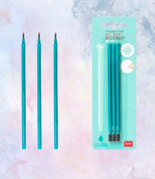 navulling uitwisbare pen - turquoise