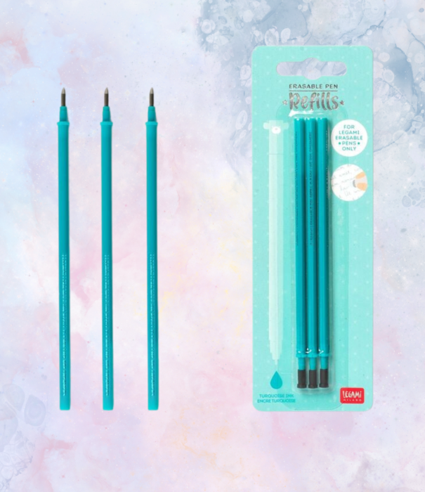 Legami erasable pen refill - turquoise