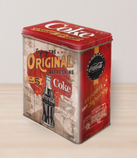 blikken doos - M - Coke original