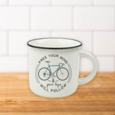 drinking cup puccino - bike