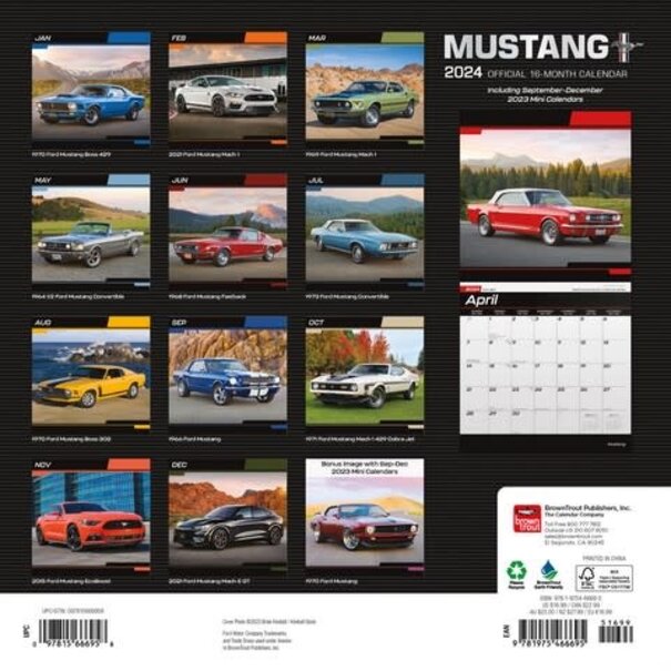 Jelly Jazz kalender 2024 - Mustang