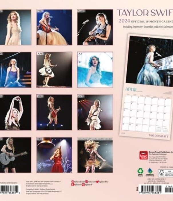 Jelly Jazz calendar 2024 - Taylor Swift
