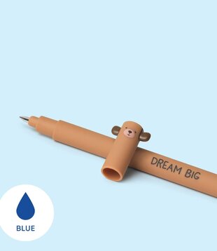 erasable pen - bear (blue)