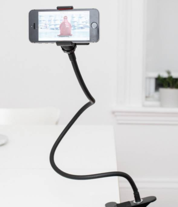 Kikkerland gooseneck phone holder