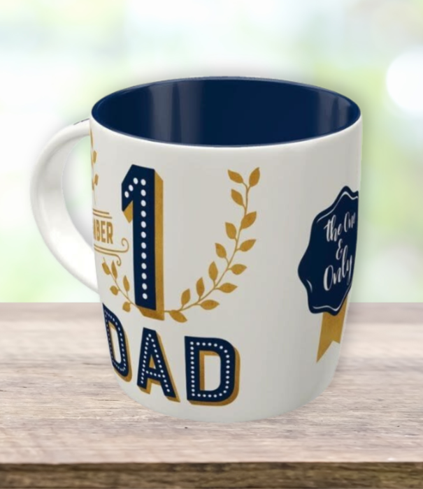 Nostalgic Art drinkbeker - nr. 1 dad