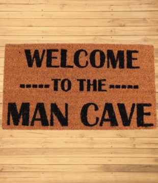 doormat - welcome to the mancave