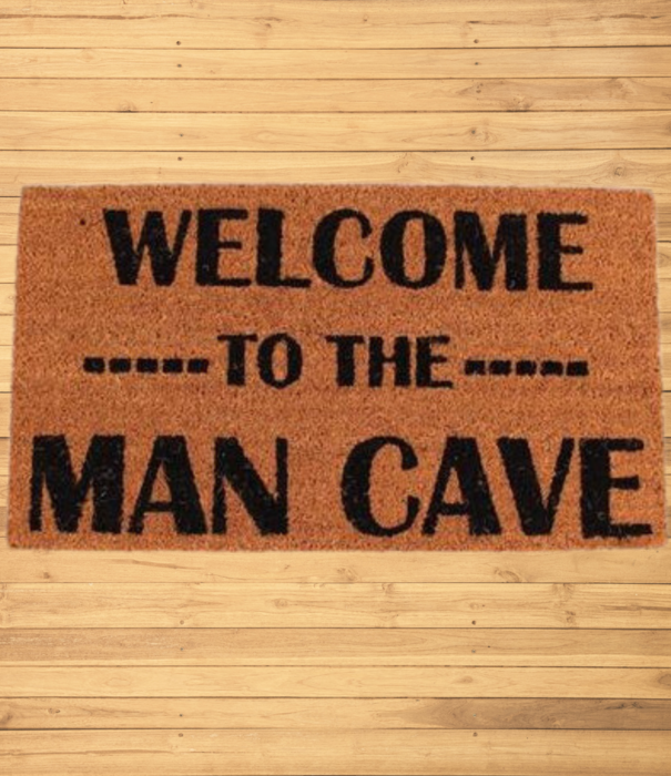 Jelly Jazz deurmat - welcome to the man cave