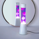 lava lamp - white base/purple lava