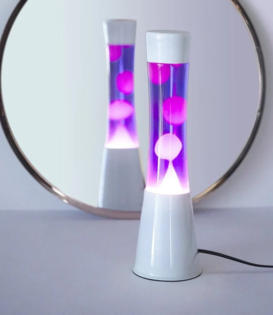 lava lamp - white/purple