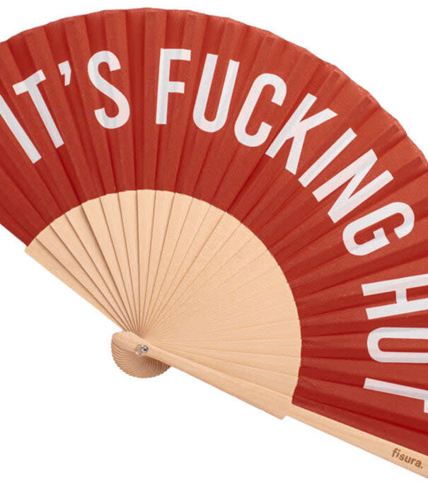 Fisura textile fan - its fucking hot (red)