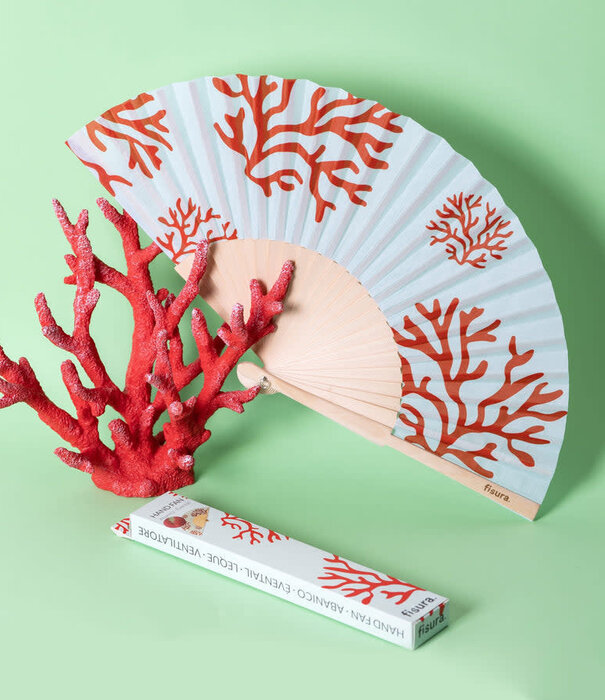 Fisura textile fan - corals