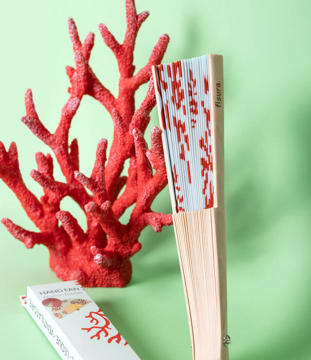 Fisura textile fan - corals