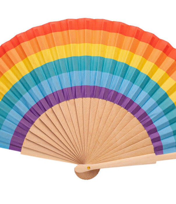 Fisura textile fan - rainbow