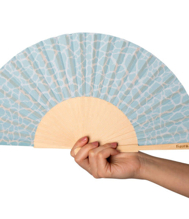 Fisura textile fan - water effect