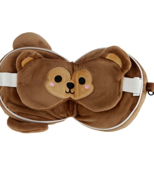 Puckator travel pillow - relaxeazzz - Jeremy the monkey