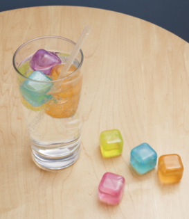 reusable ice cubes - colour