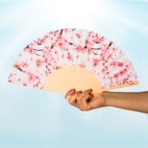 textile fan - sakura