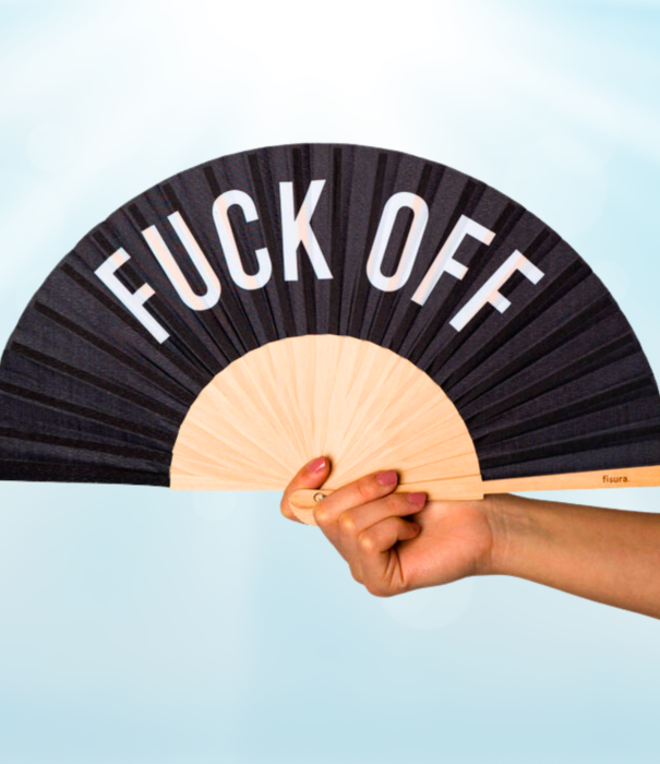 Fisura textile fan - f*ck off