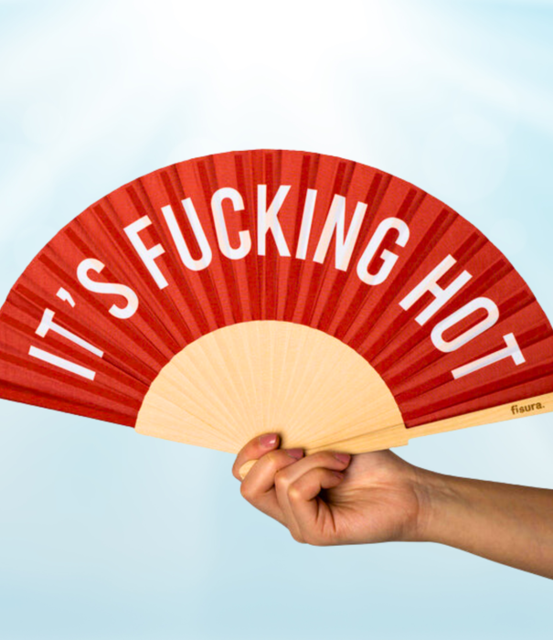 Fisura textile fan - its fucking hot (red)