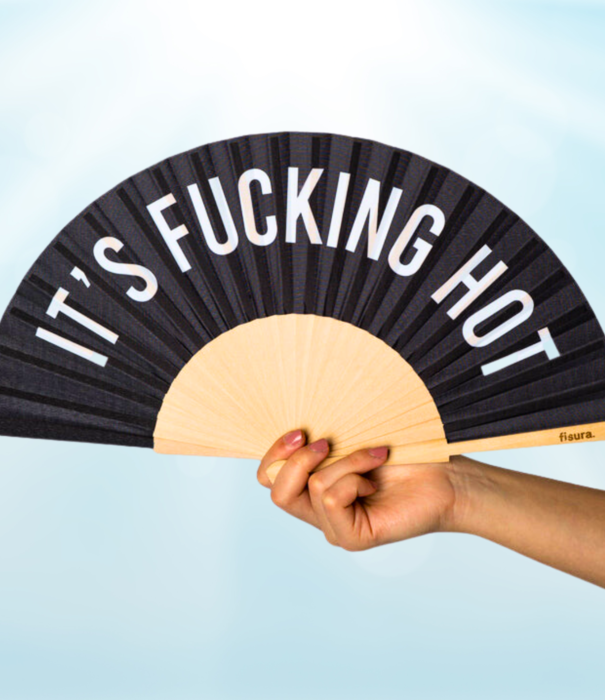 Fisura textile fan - its fucking hot (black)