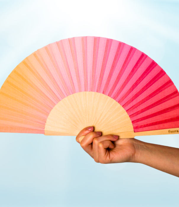 Fisura textile fan - sunset