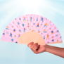 textile fan - yoga