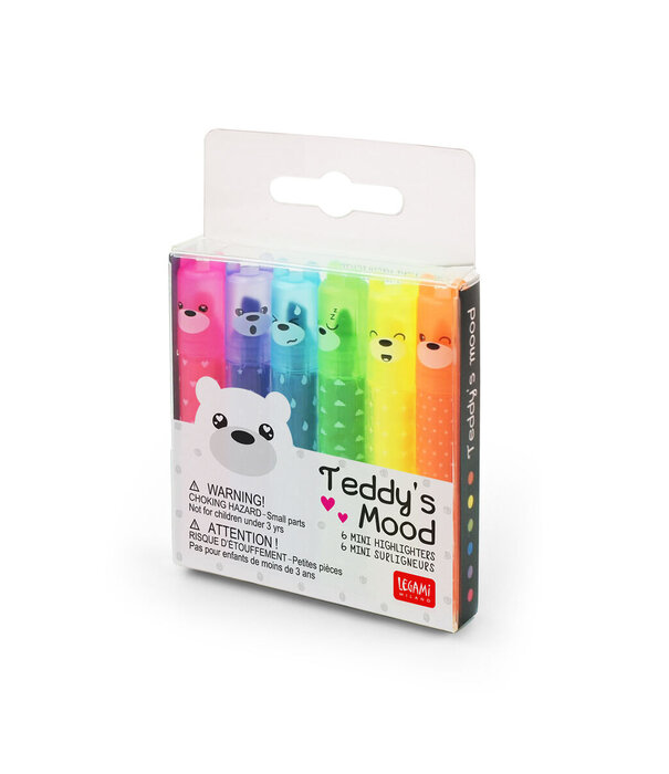 Legami markeerstiften - Teddy's mood (6 stuks)