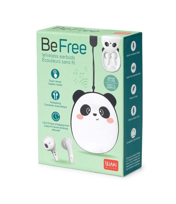 Legami draadloze earbuds - panda