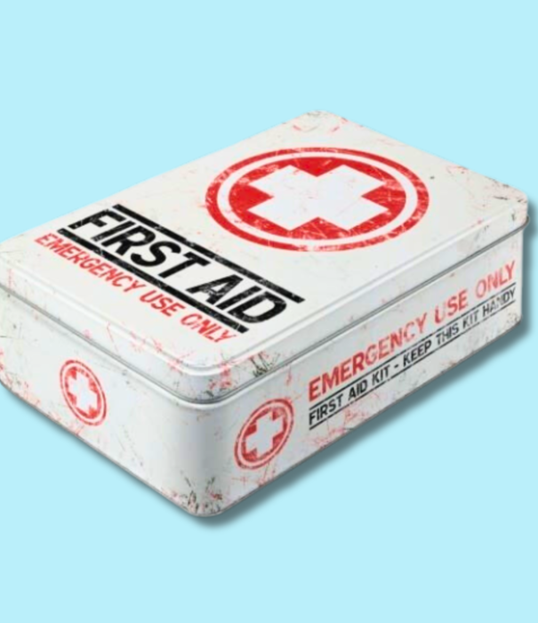 Nostalgic Art tin box - flat - first aid